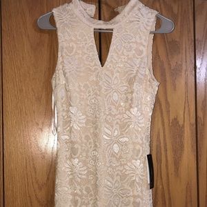Brand new cream right dress!